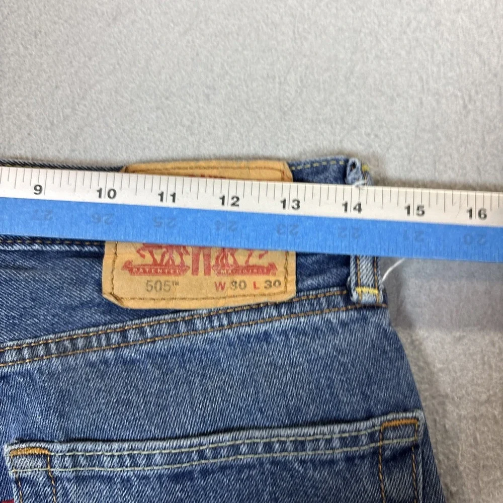 Levis 550 Jeans Mens Sz 30x30 (28x29) Relaxed‎ Fit Blue 100% Cotton Denim Baggy